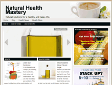 Tablet Screenshot of naturalhealthinfo1.com